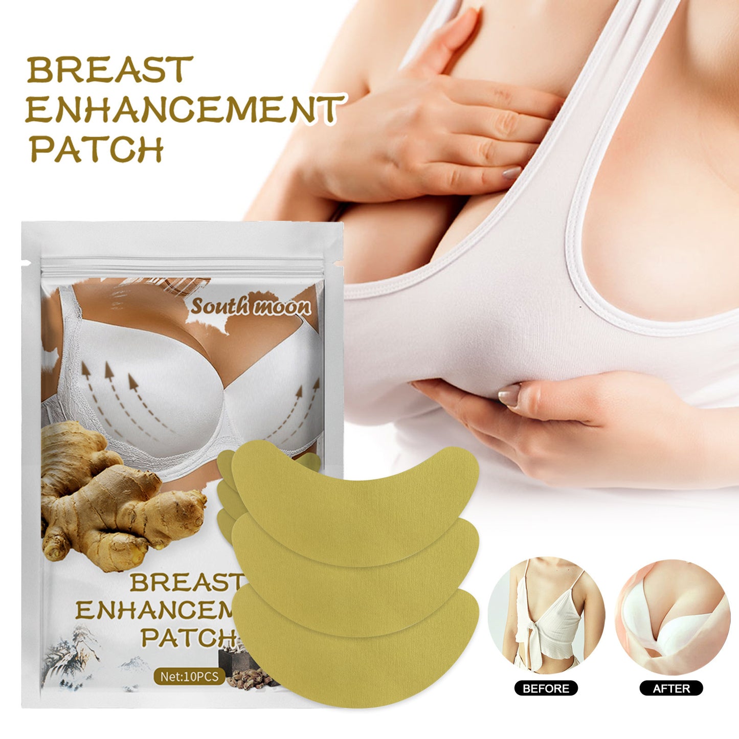 Ginger Breast Patch Plumping Fullness Increase Breast Lift