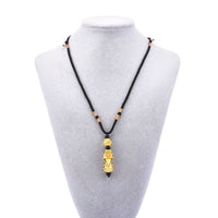 Imitation Obsidian Lucky Pixiu Necklace