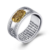 Unisex Chinese Feng Shui Pixiu Bracelet Ring