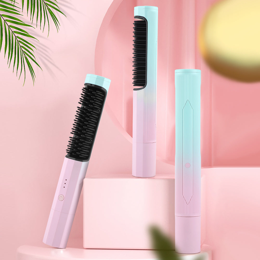 Straightening Comb Rechargeable Hair Wireless
