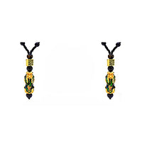 Imitation Obsidian Lucky Pixiu Necklace